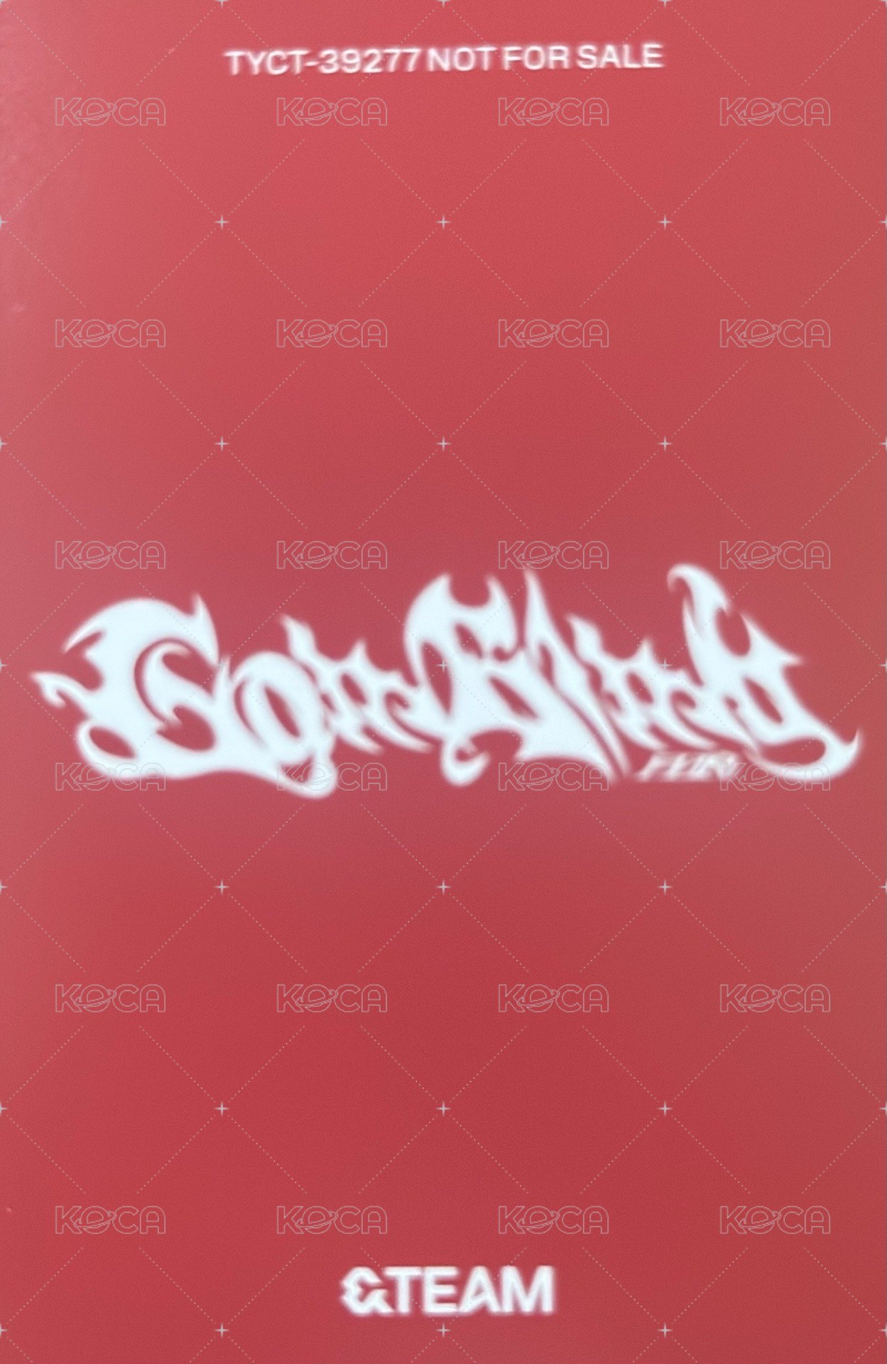 月狼 專輯卡 雙人卡 Harua&Taki 背面