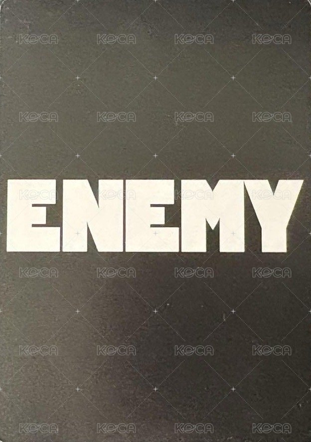ENEMY 入場卡 / 場限卡 大阪場限 背面