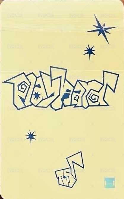 Play Hard mk 單封 幸運卡  背面