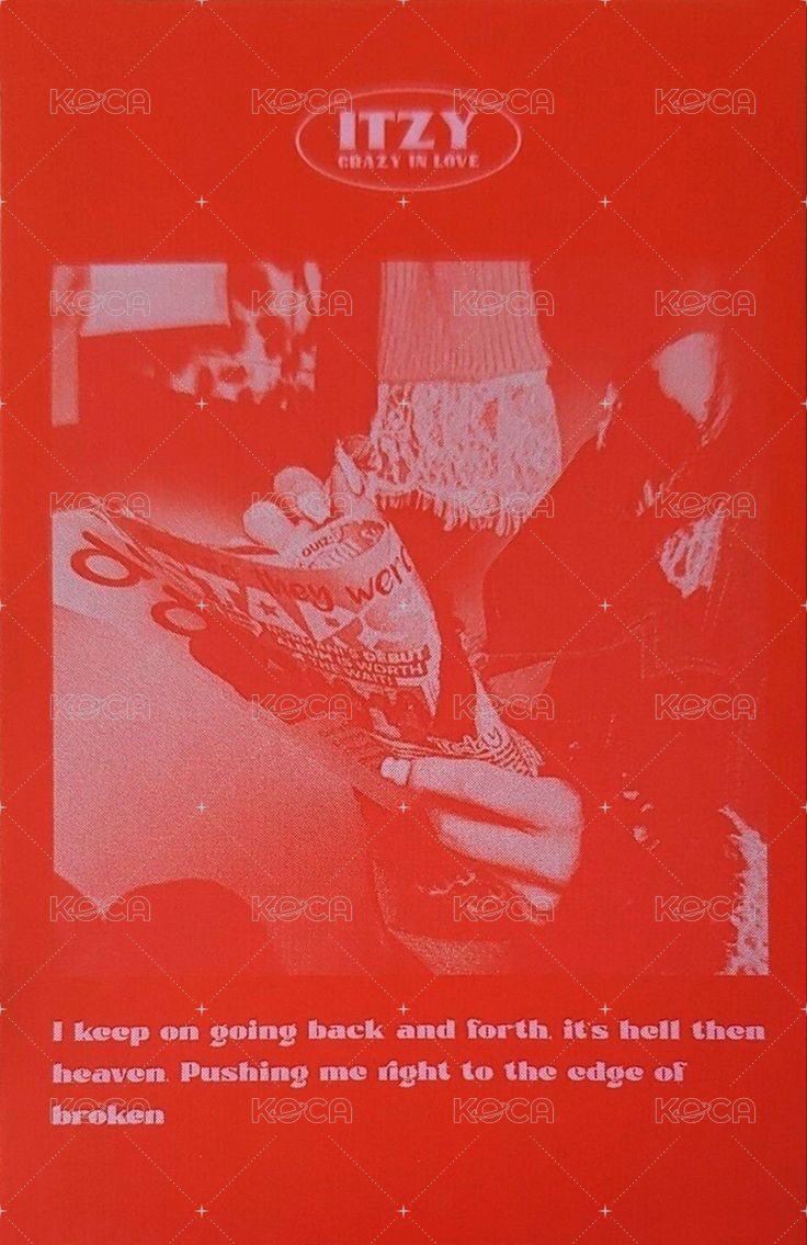 CRAZY IN LOVE target 預售 特典卡  背面