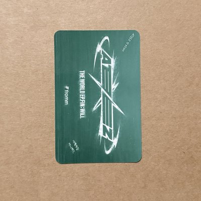 WILL fromm 3.0 簽售卡 名牌 ver. 旼琦