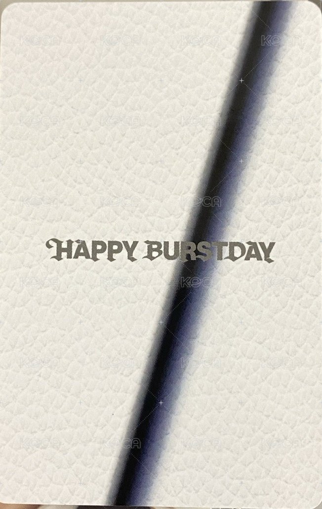 正五 專輯卡 正規五｜CARAT ver. 背面