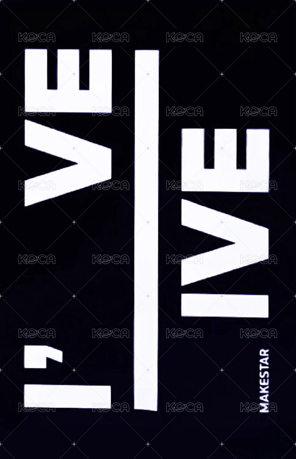 I've IVE ms 簽售卡  背面