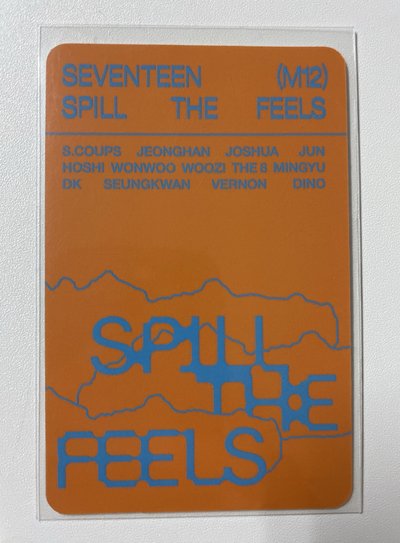 迷12 Spill The Feel 橘版 Feel You ver. 專卡-圓佑