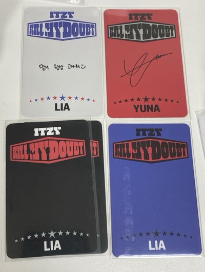 ITZY KILL MY DOUBT 專輯卡 普版