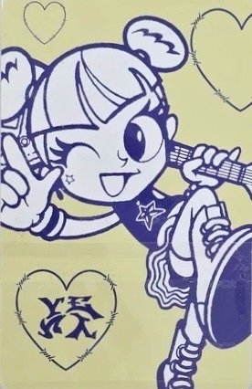 HATE XX 打歌卡  背面