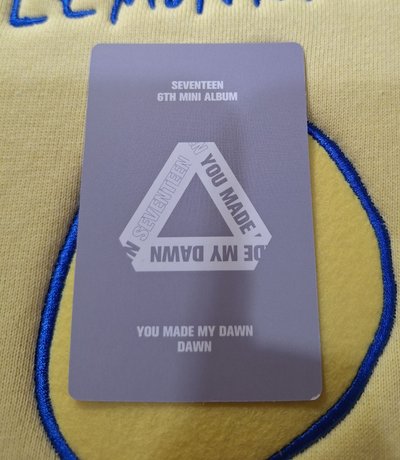 YOU MADE MY DAWN seungkwan