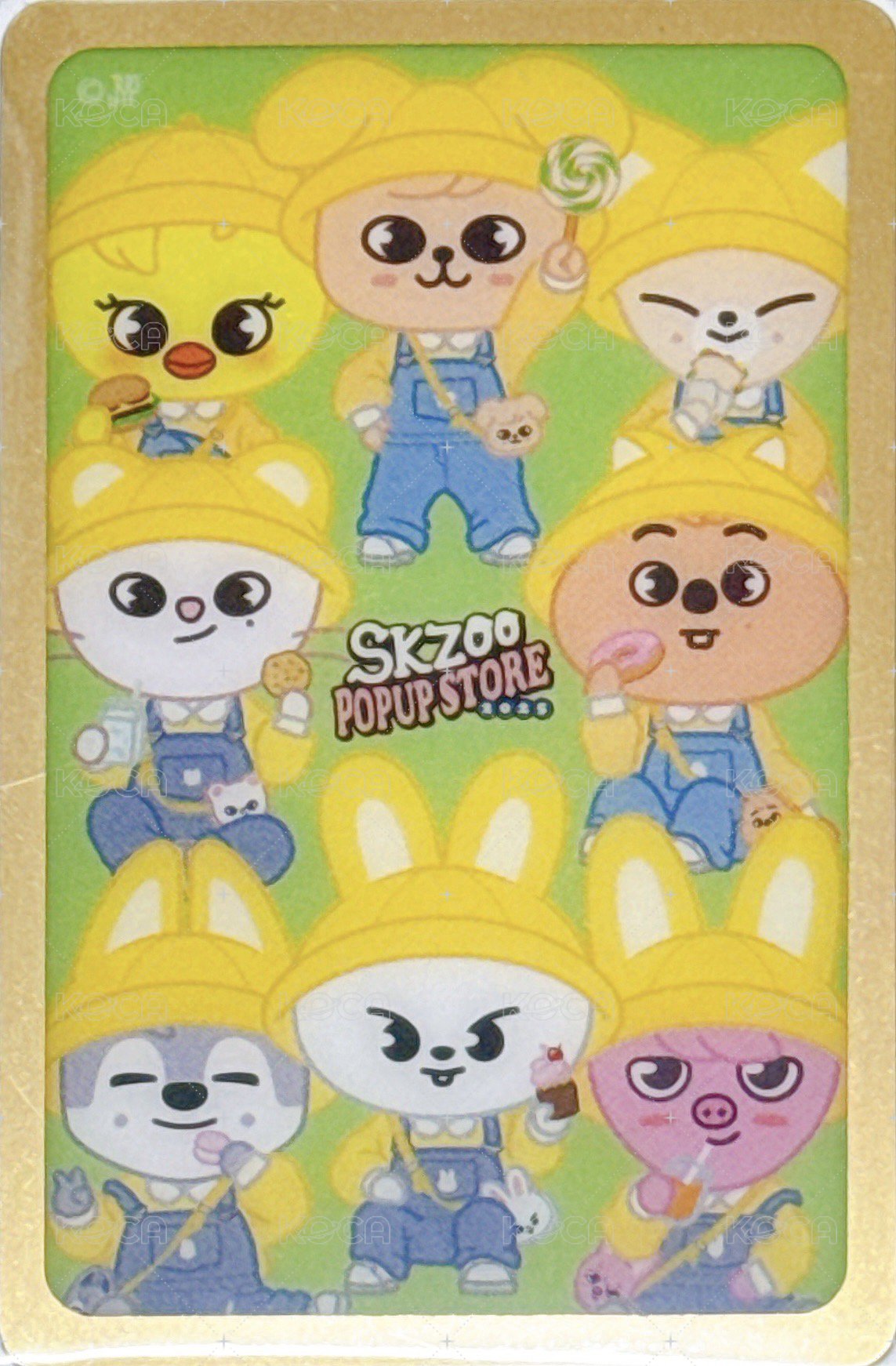 2025 SKZOO快閃店 滿額卡  正面