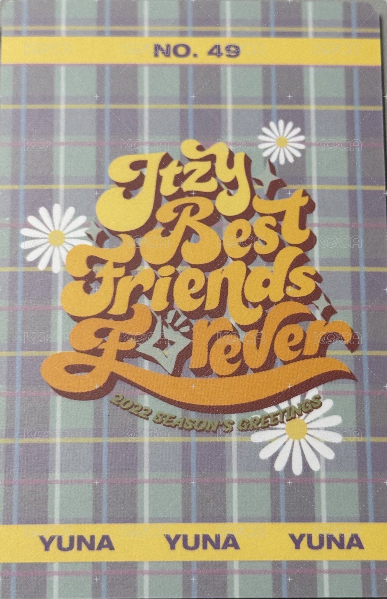 2022年曆 隨機卡 No.49 背面