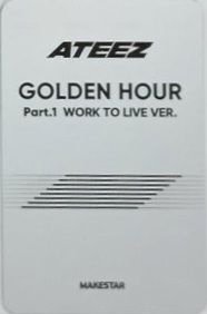 Work to Live ms 1.0 Unit 特典卡  背面