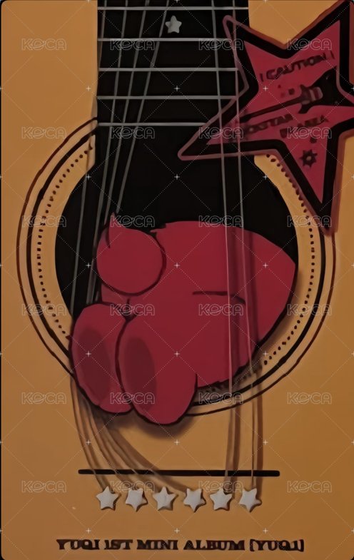 YUQ1 專輯卡 YUQI star ver 專卡 背面