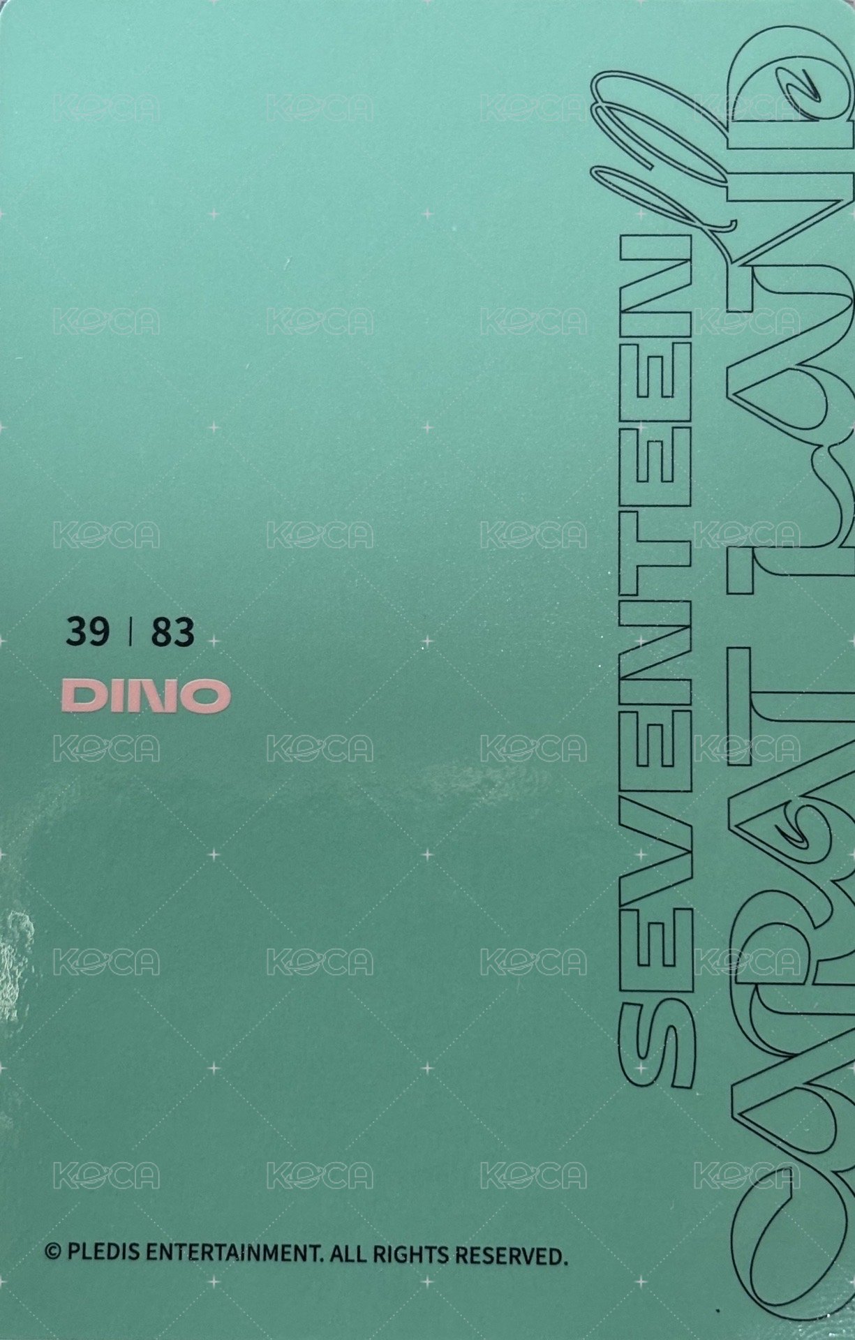 22‘克拉島 隨機卡  背面