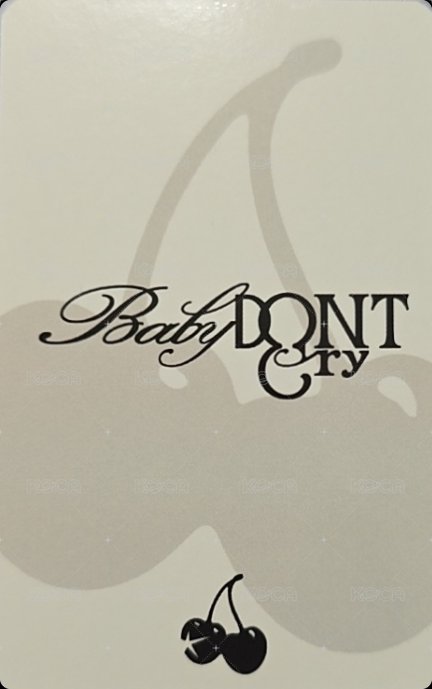 F Girl 打歌卡 4.0 背面