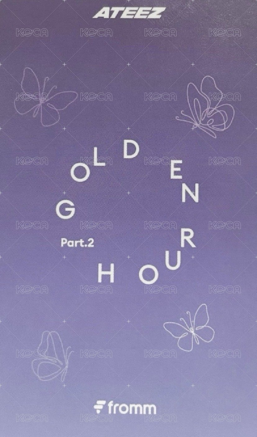 GH2 fromm DIGIPAK 特典卡 蝴蝶髮夾 ver. 背面