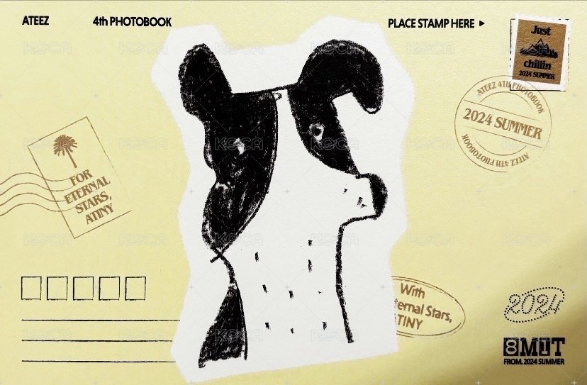 2024夏寫 明信片  背面