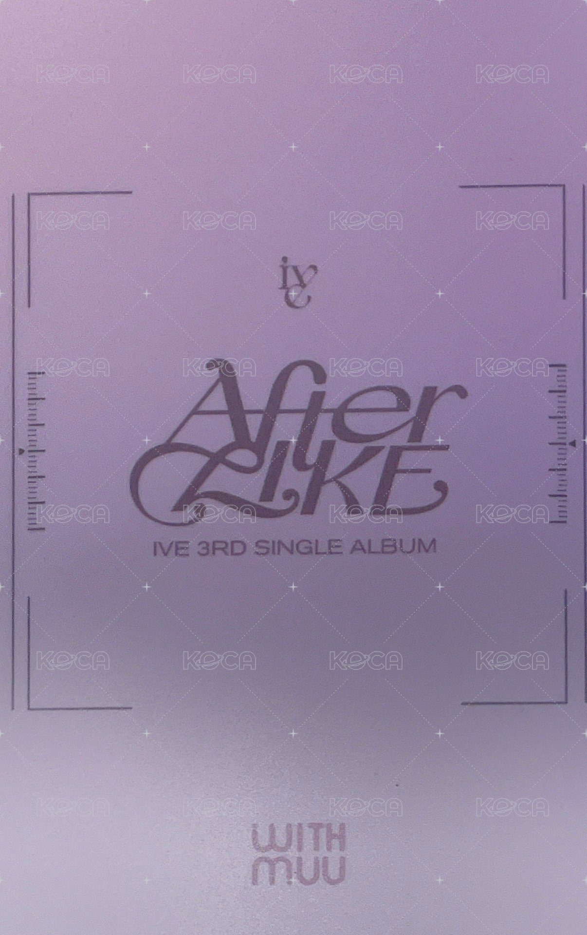 After LIKE wm 幸運卡 LD秋 背面