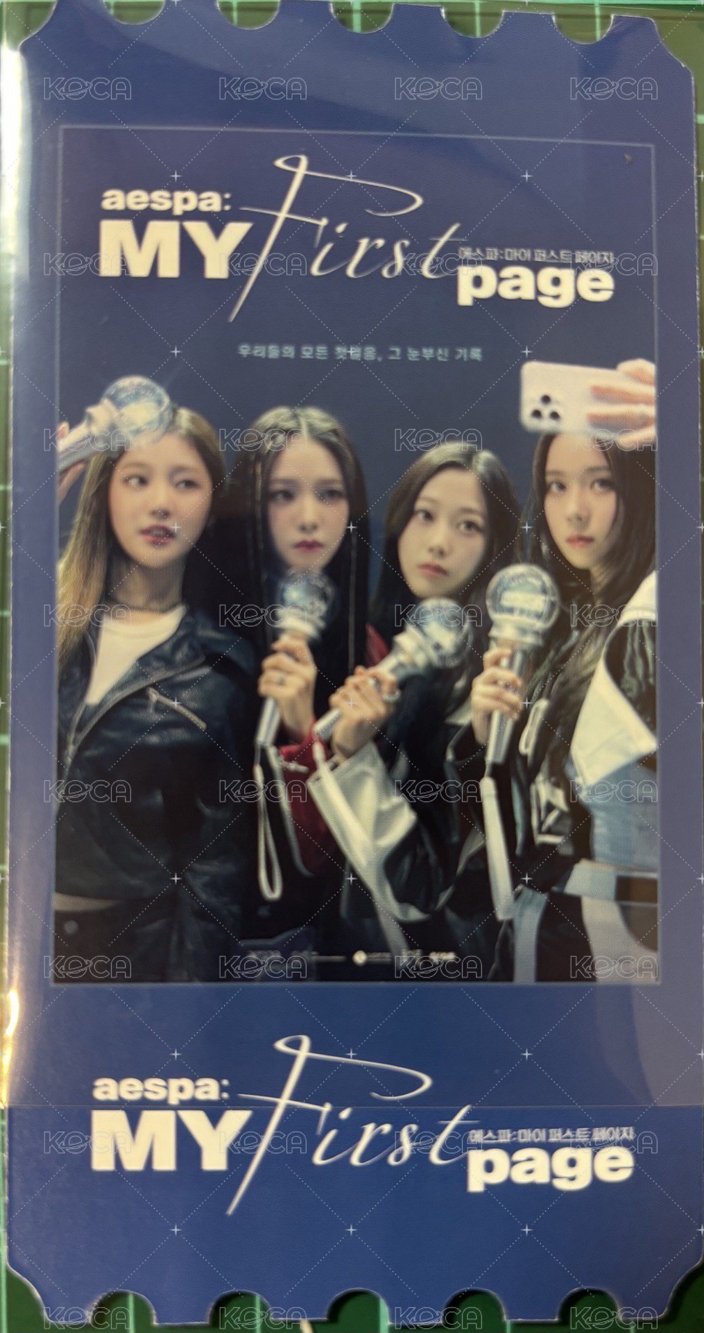 電影卡 台灣My first page電影特典 正面