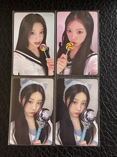 現貨 illit yzy5.0、6.0幸運卡：魔法棒（中文卡背）、棒棒糖-wonhee、moka