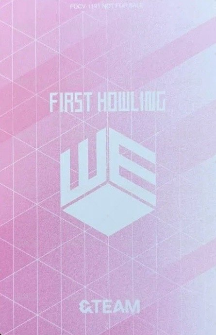 WE 環球 專輯卡  背面