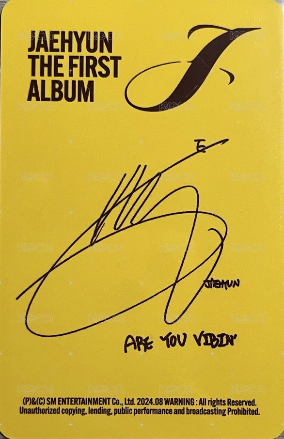 J 專輯卡 keyring ver. 背面