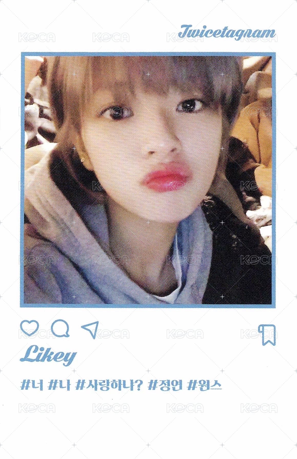 Twicetagram 專輯卡  背面