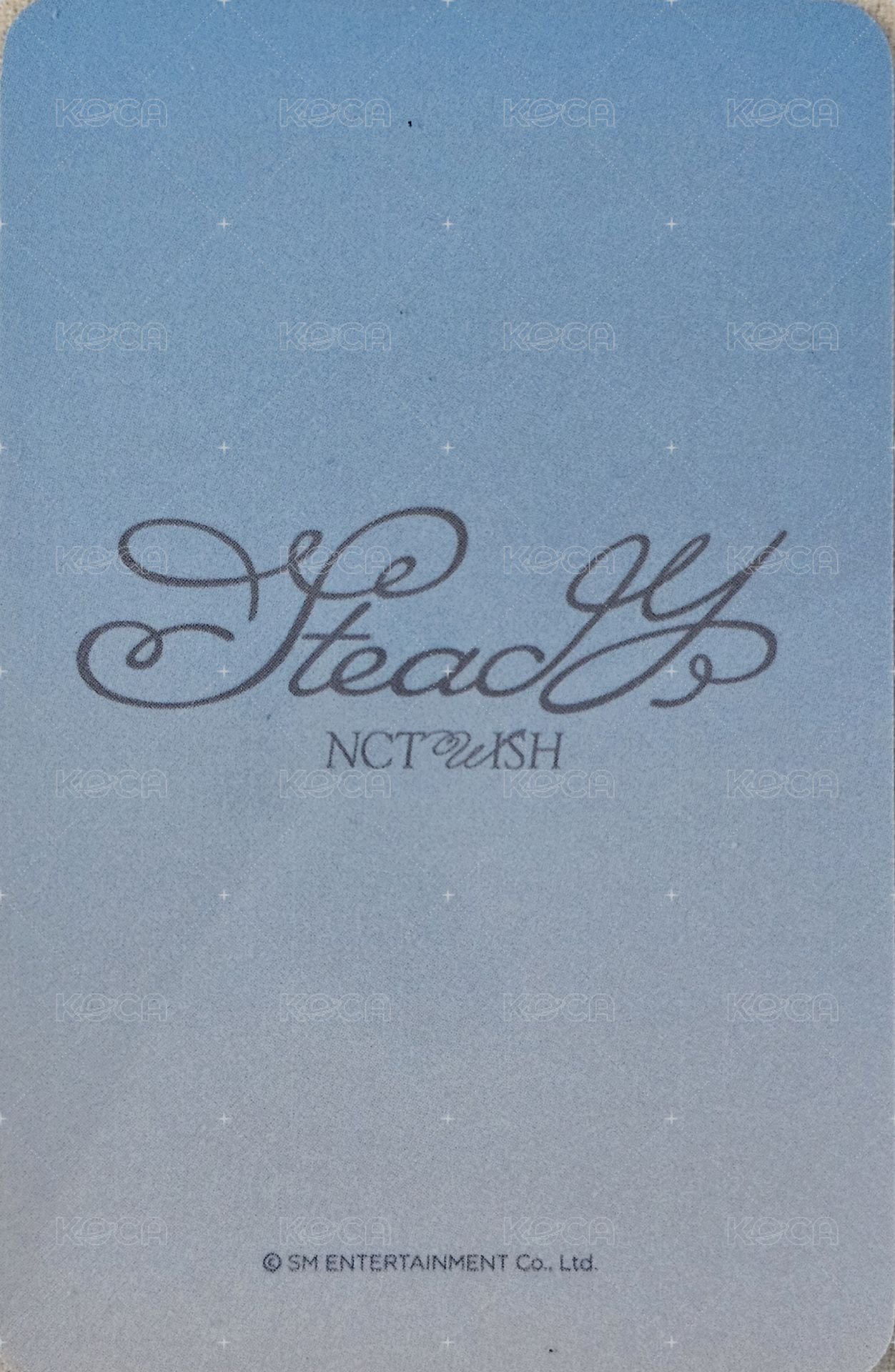 Steady wm 1.0 簽售卡  背面