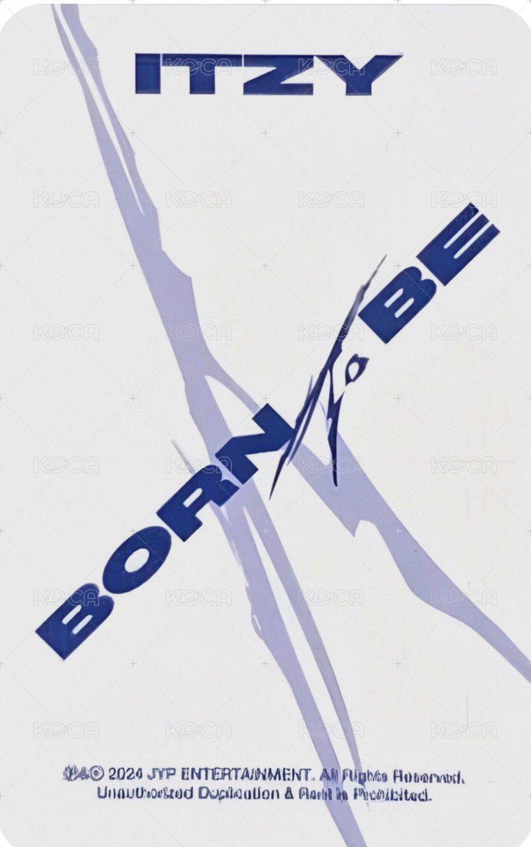 BORN TO BE sw 2.0 幸運卡  背面