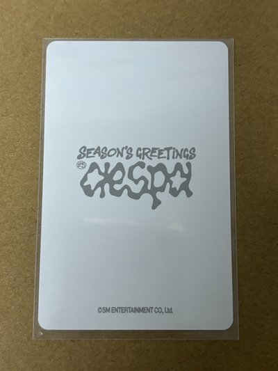 aespa 2025年曆 隨機卡 後續 冬寧雙人