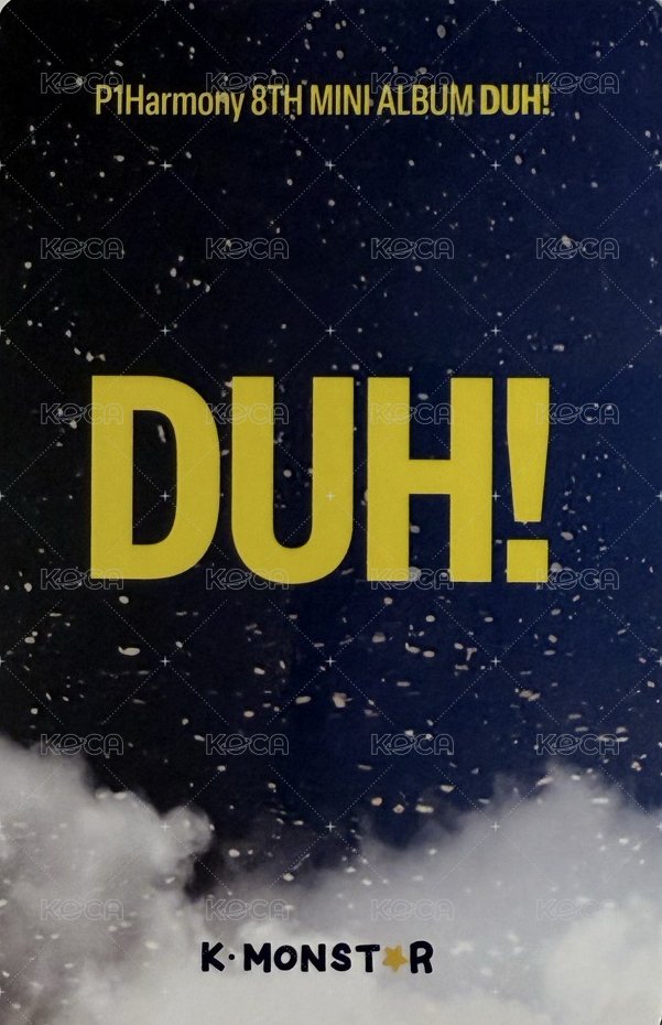 DUH km 台北場 簽售卡 起昊 背面