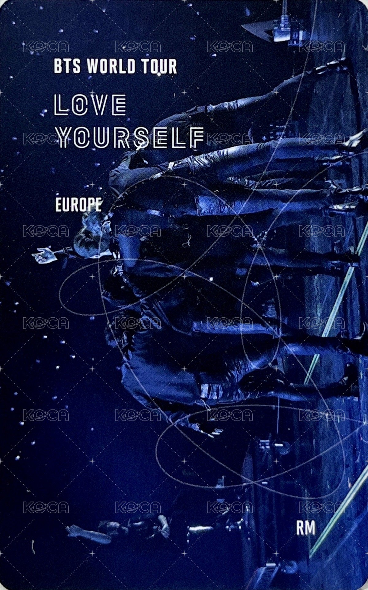 LY Tour 演唱會 DVD / CD 卡 歐洲 藍光版 背面