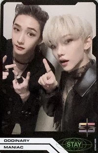 ODDINARY 專輯卡 黑版雙人卡