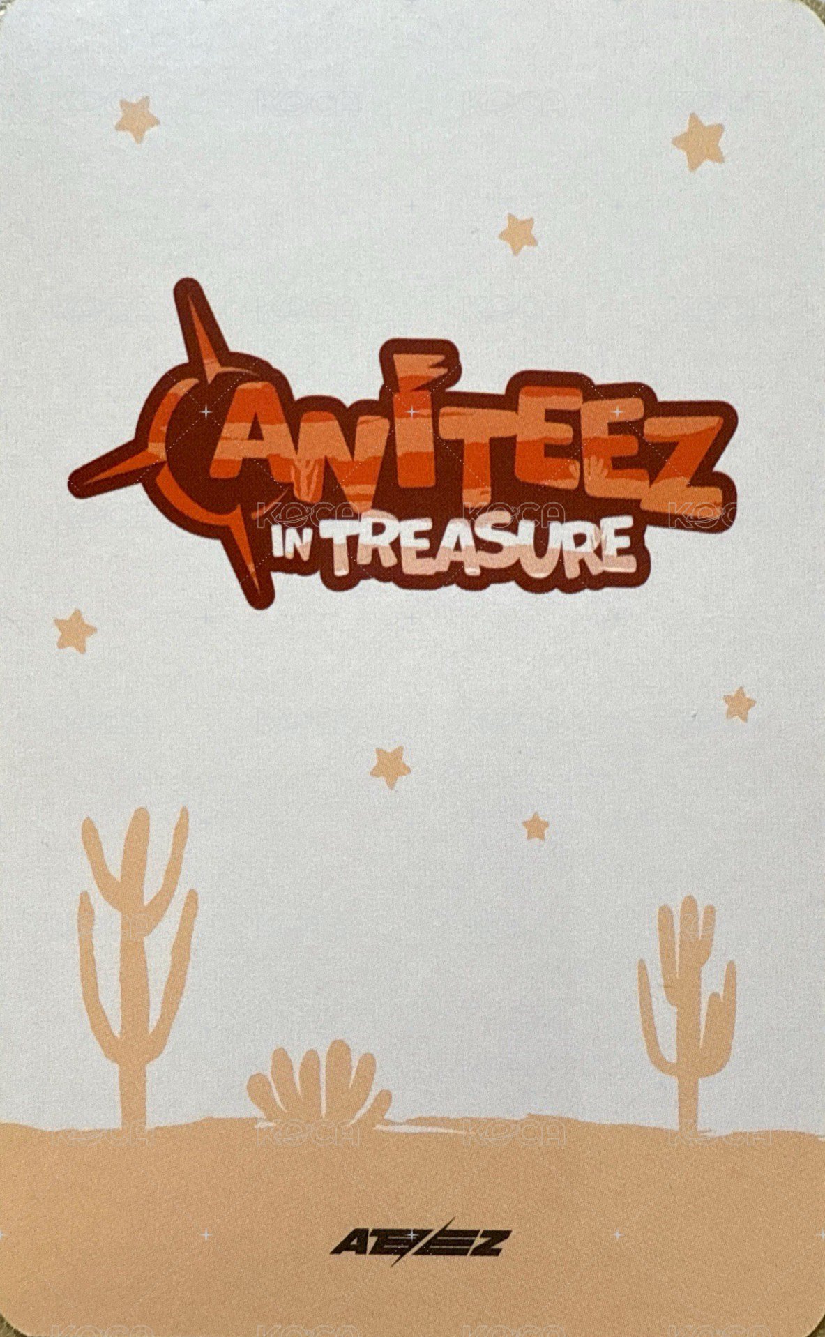 ANITEEZ IN TREASURE 隨機卡  背面