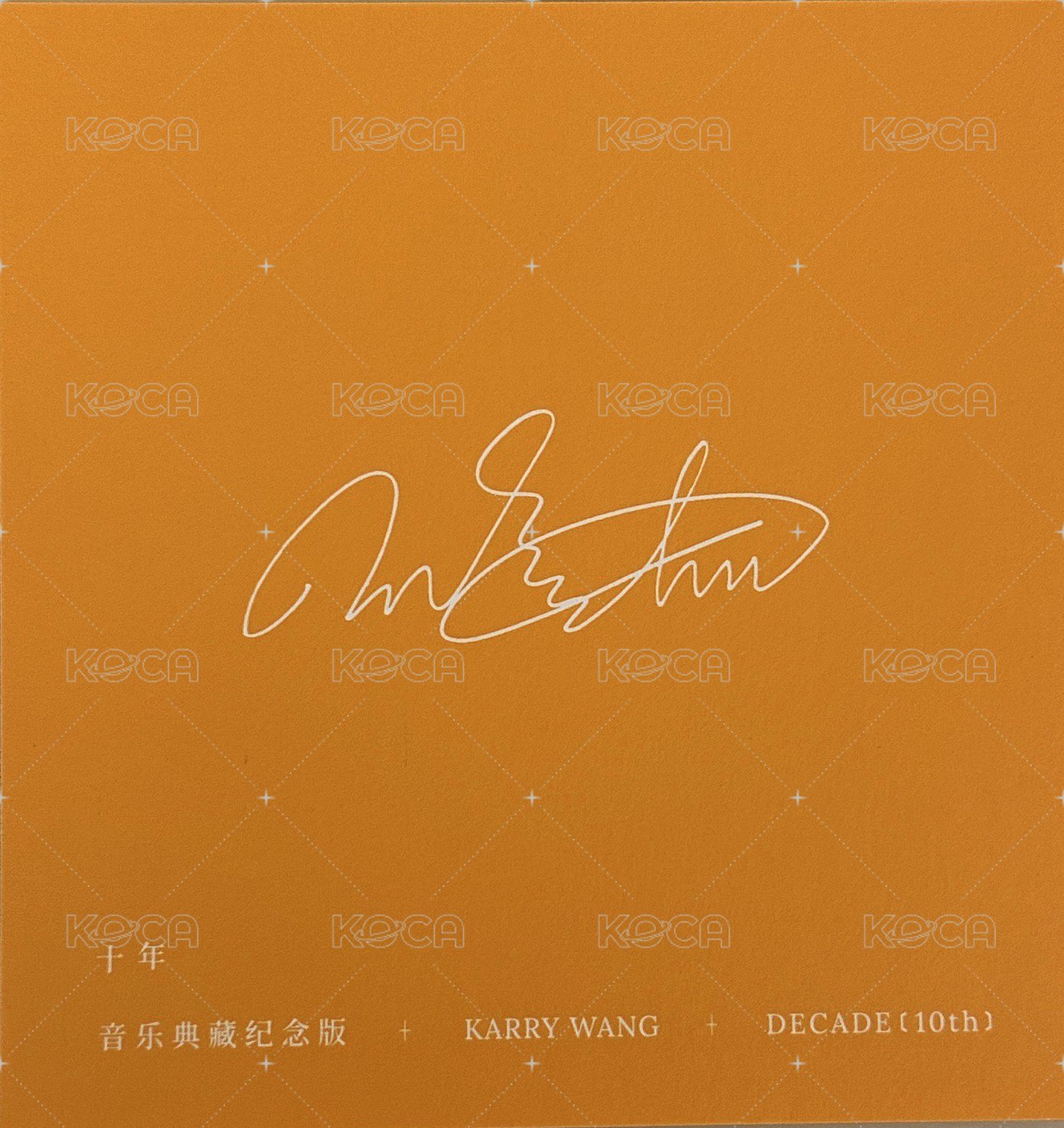 TF十週年專輯 明信片  背面