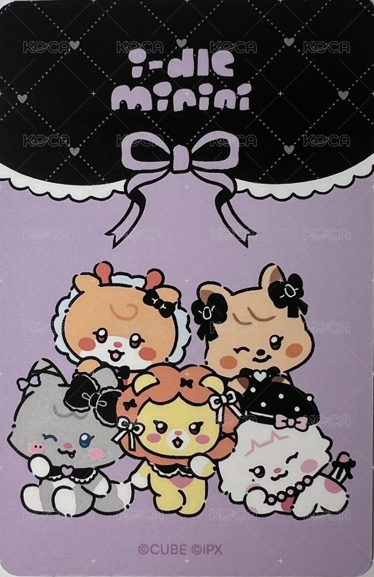 We are cube 滿額卡 we are快閃店滿額卡-雨琦 背面