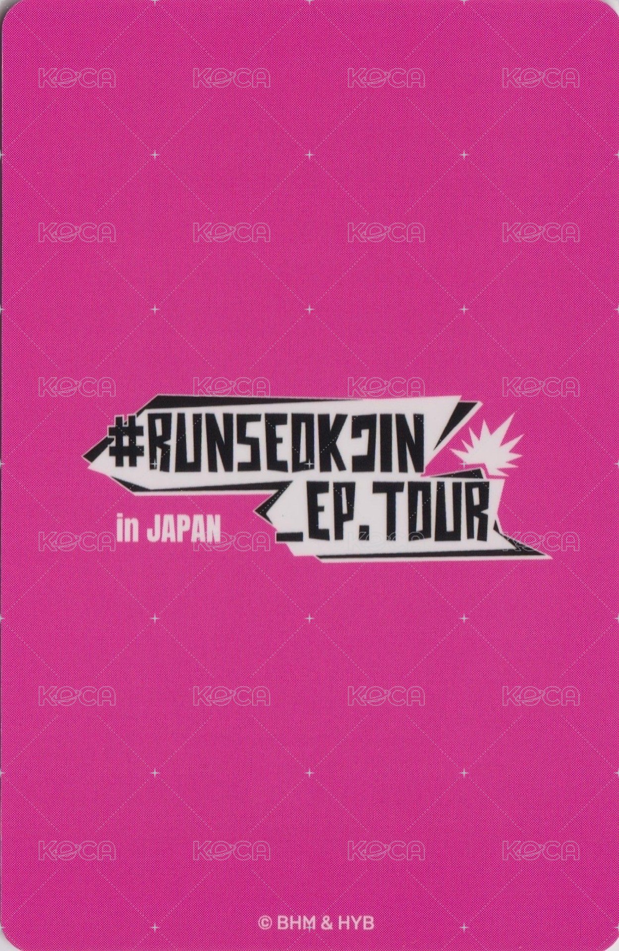 跑珍Tour 隨機卡 日巡 (10/14) 背面