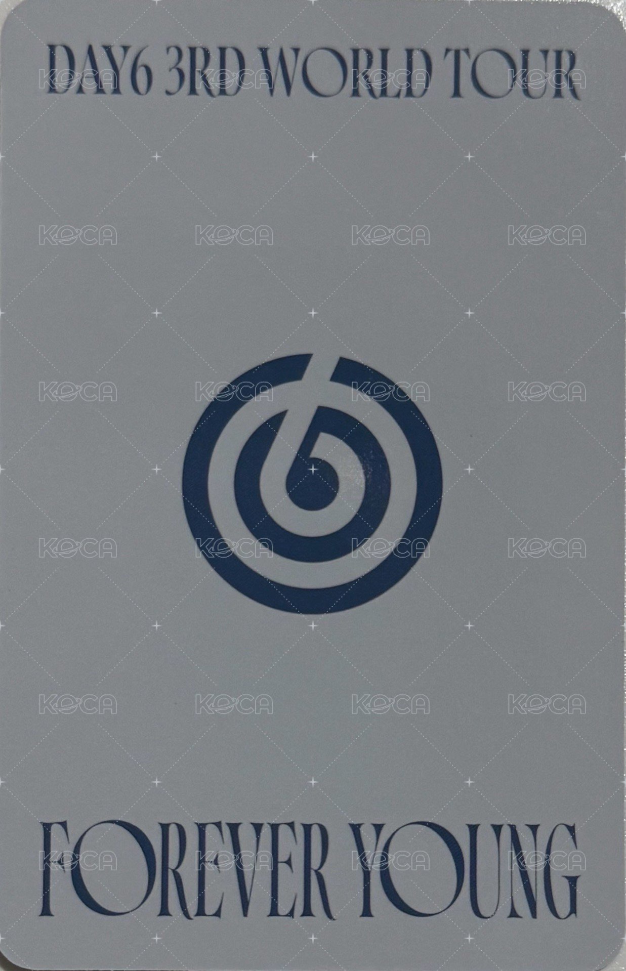 3rd世巡 大邱場 Day2 入場卡 / 場限卡  背面