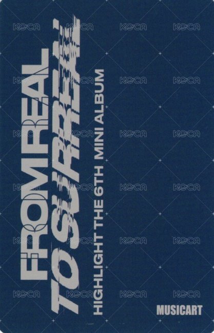 From Real to Surreal ma 簽售卡  背面