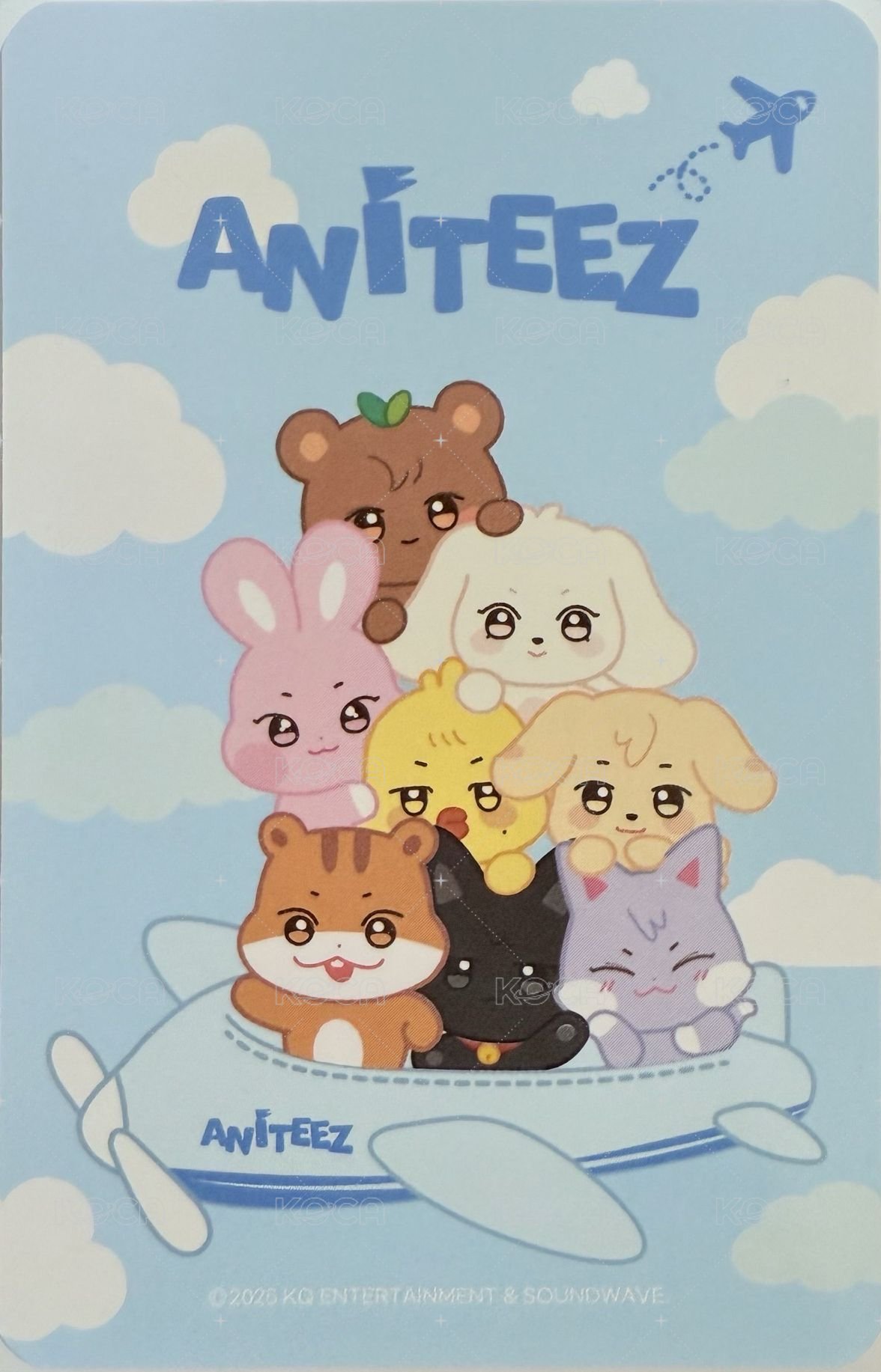 ANITEEZ IN THE CALLING 周邊卡 TRAVEL POUCH 背面