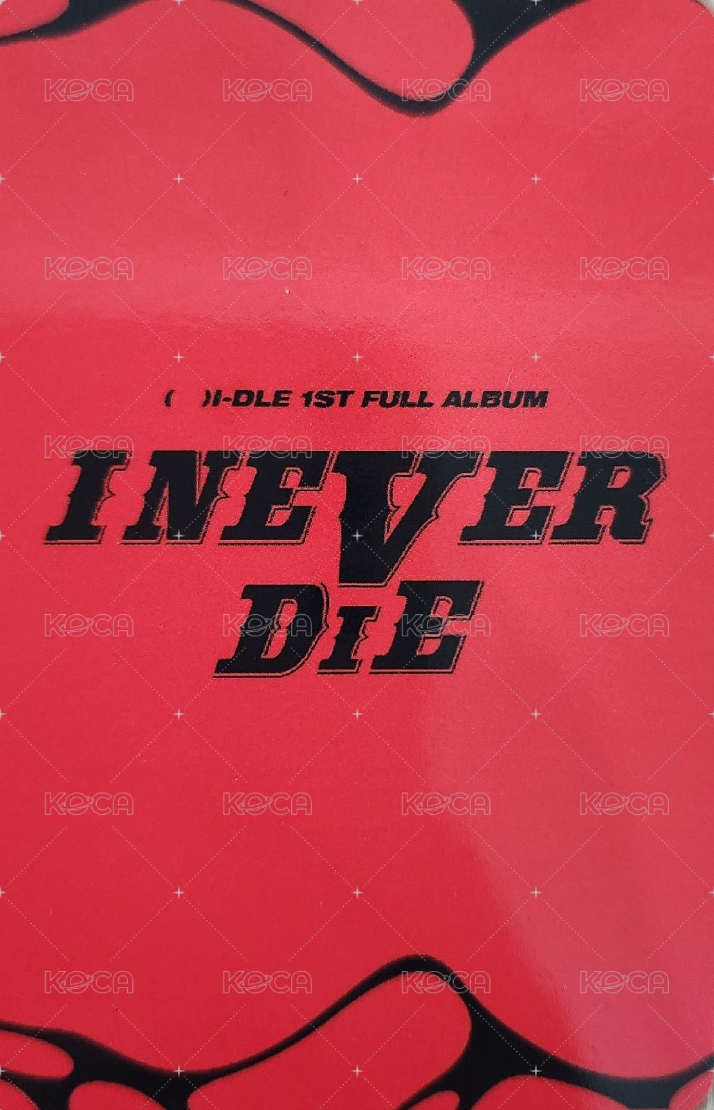 I NEVER DIE dmm 2.0 簽售卡 粉髮琦 背面