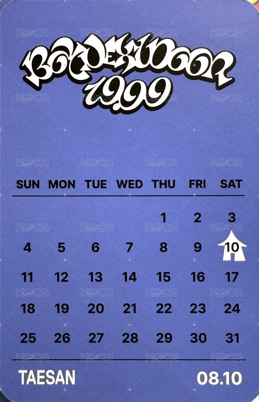 19.99 yes24 生日曆 特典卡 4 背面