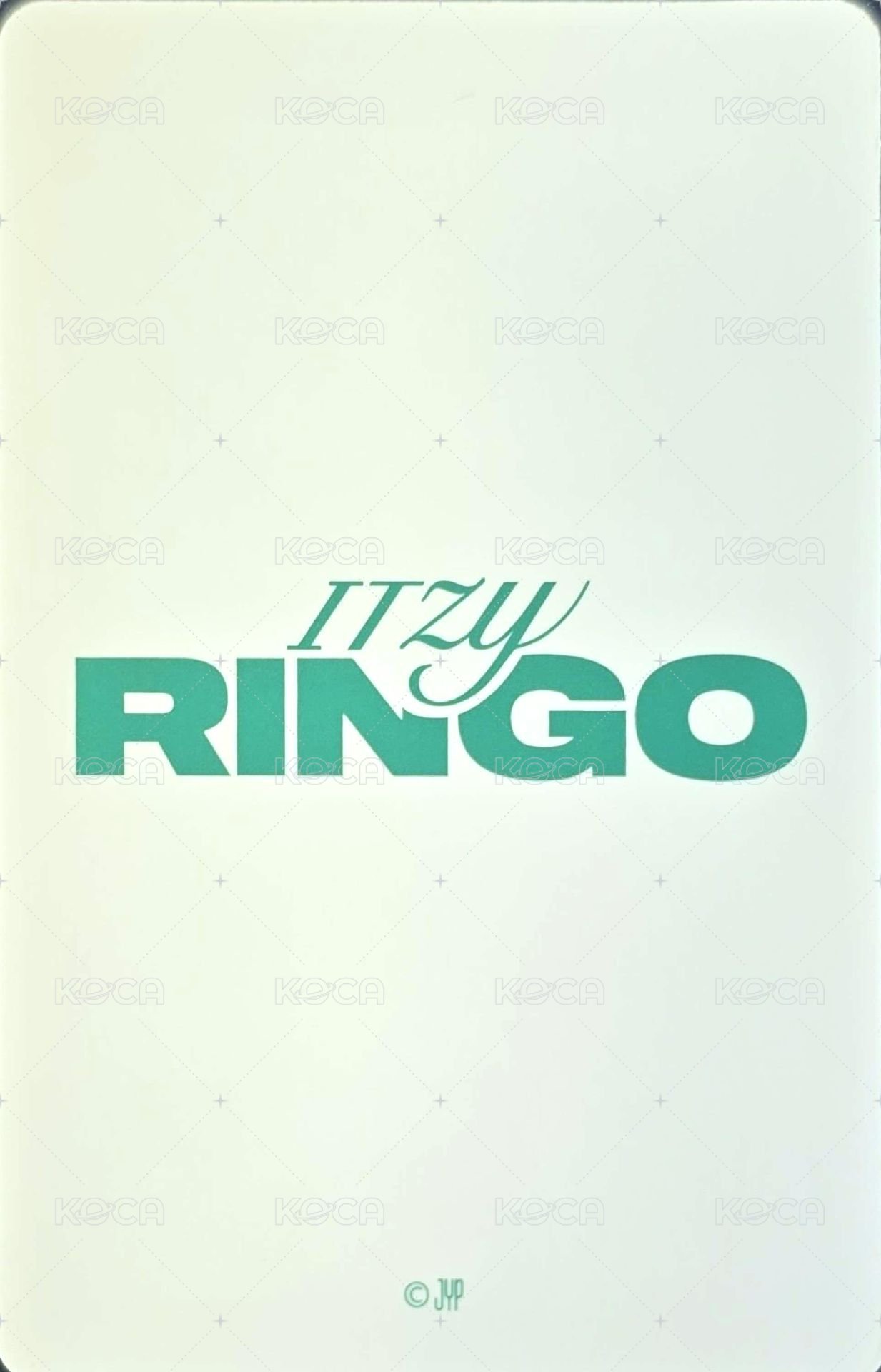 RINGO JYP JAPAN 周邊卡 小卡組 背面