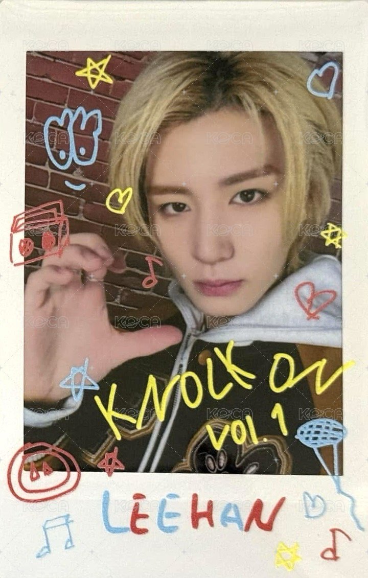 Knock On 巡迴 隨機卡 日巡 塗鴉 拍立得 正面