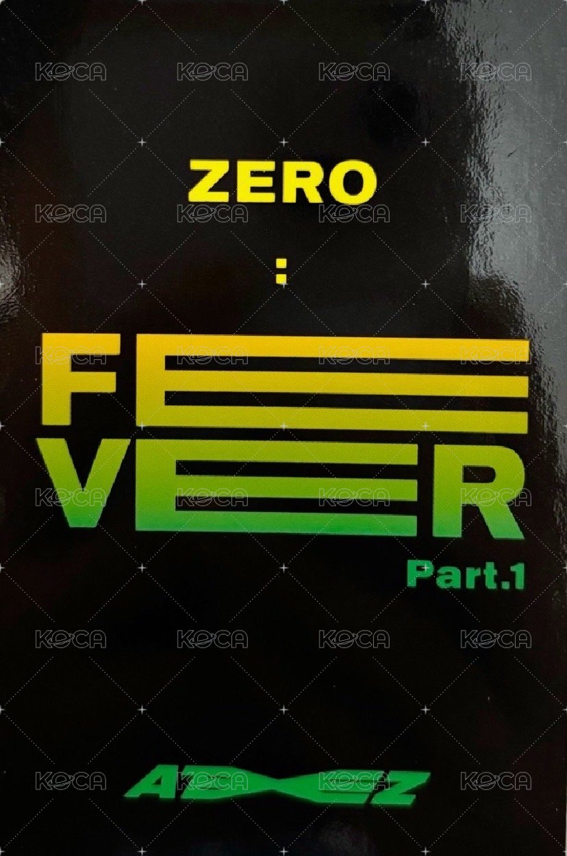 Fever pt.1 m2u hottracks 簽售卡  背面