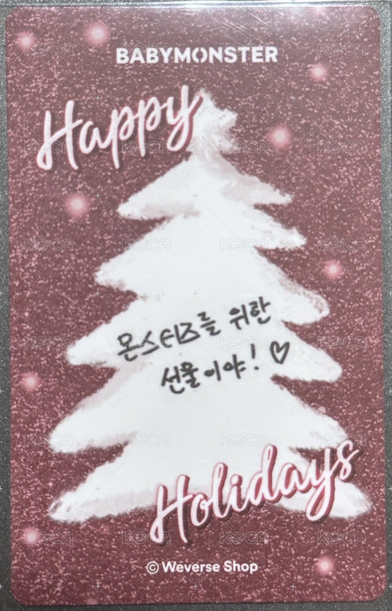 DRIP wvs 1.0 線上聖誕 幸運卡  背面