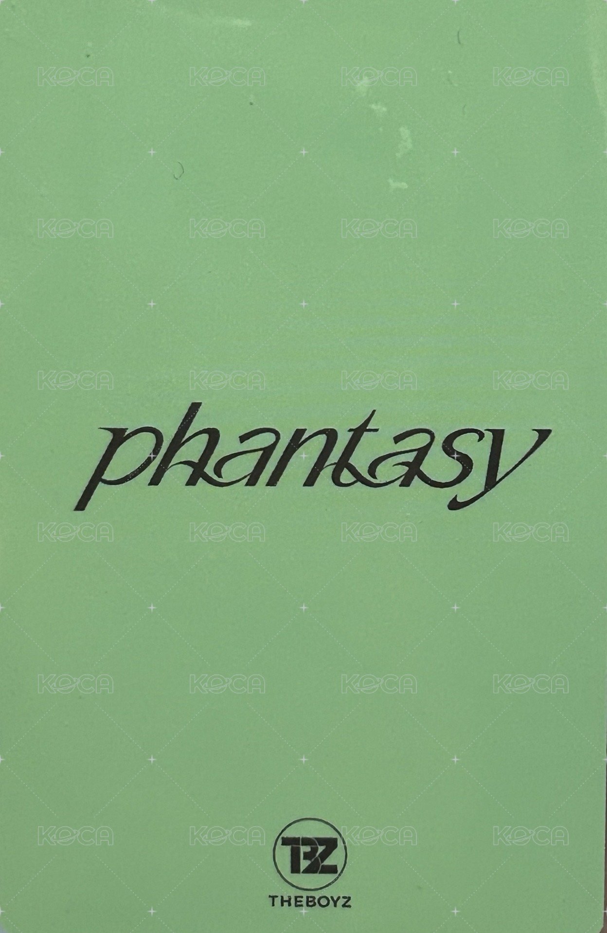 PHANTASY Pt.1 Christmas In August jm 1.0 簽售卡  背面