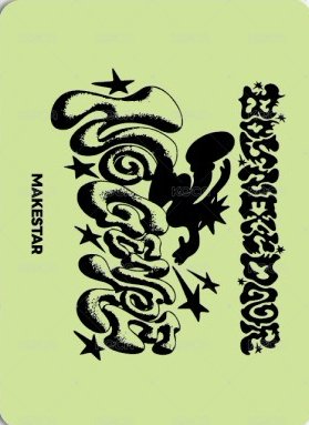 No Genre ms “MINI版“ 特典卡 團卡 背面