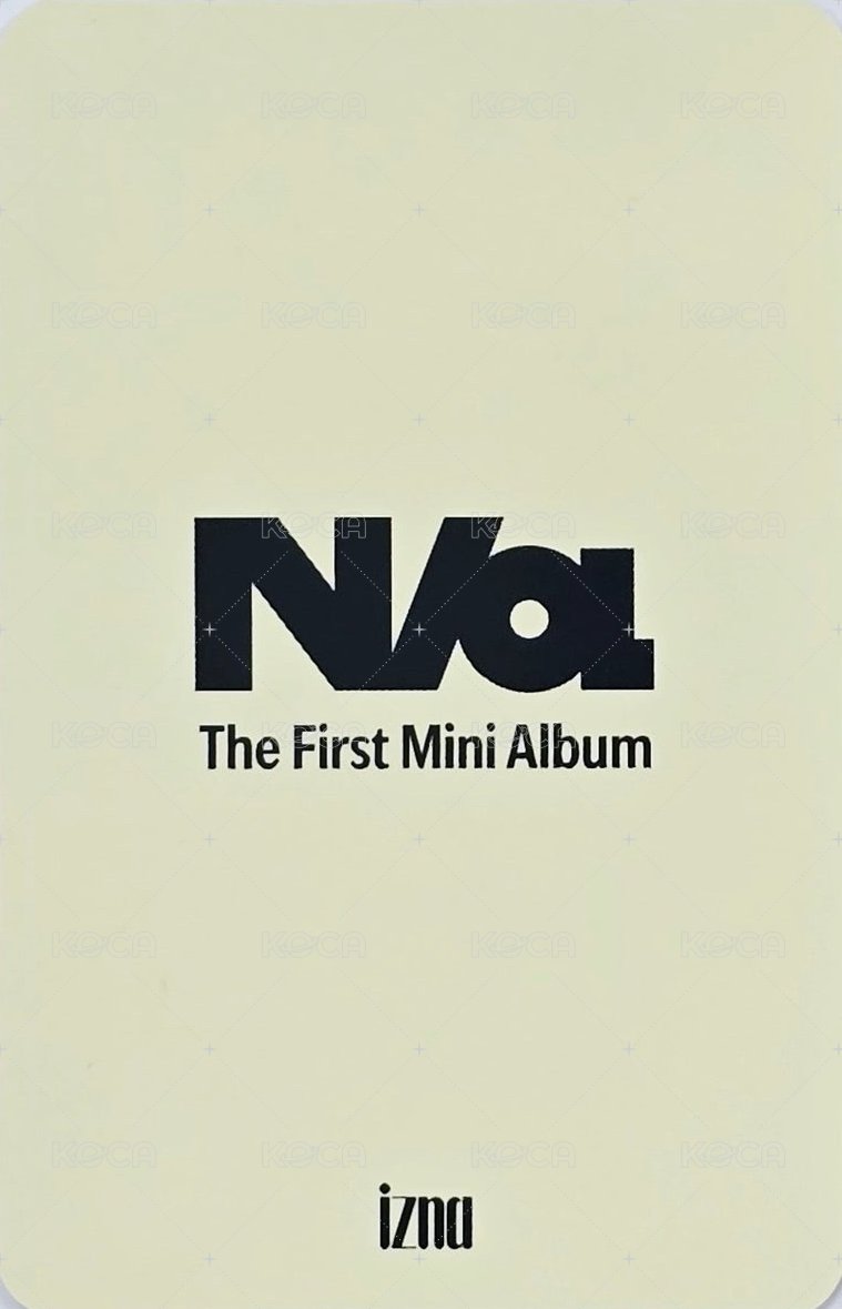 迷一 打歌卡 第一週 背面