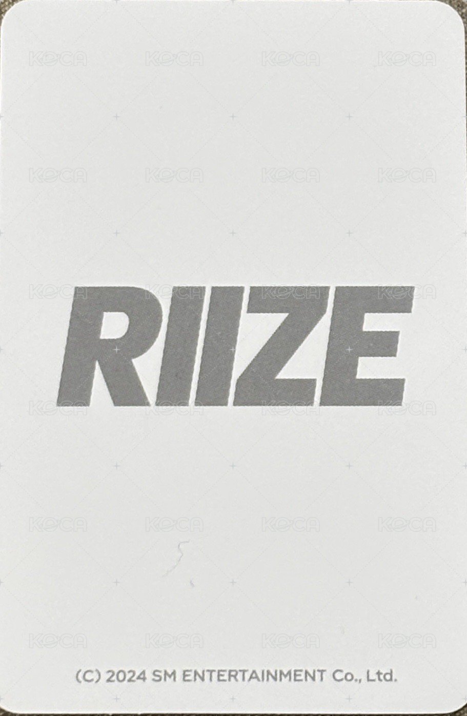 RIIZE UP 快閃 周邊卡 帽T B 背面