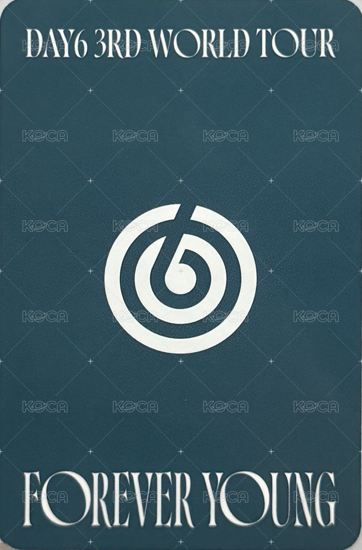 3rd世巡 仁川場 Day2 入場卡 / 場限卡  背面