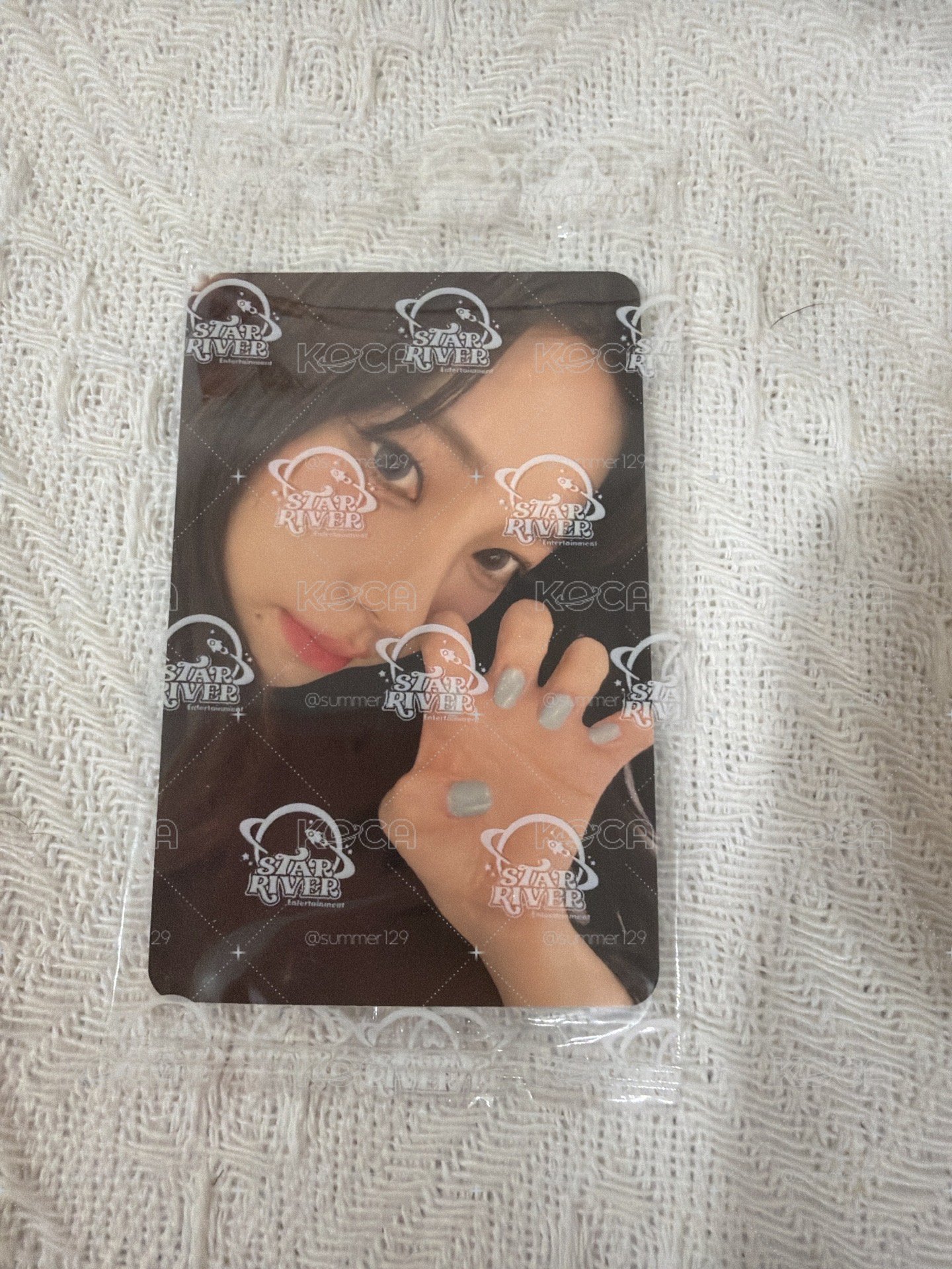 aespa Karina 星河中文卡背